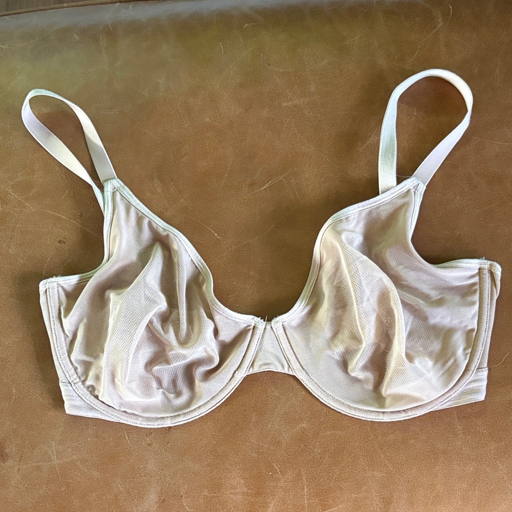 Negative Sieve Mesh Demi Bra Buff 32G